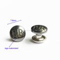 Metal Emblem Rivet Back Studs